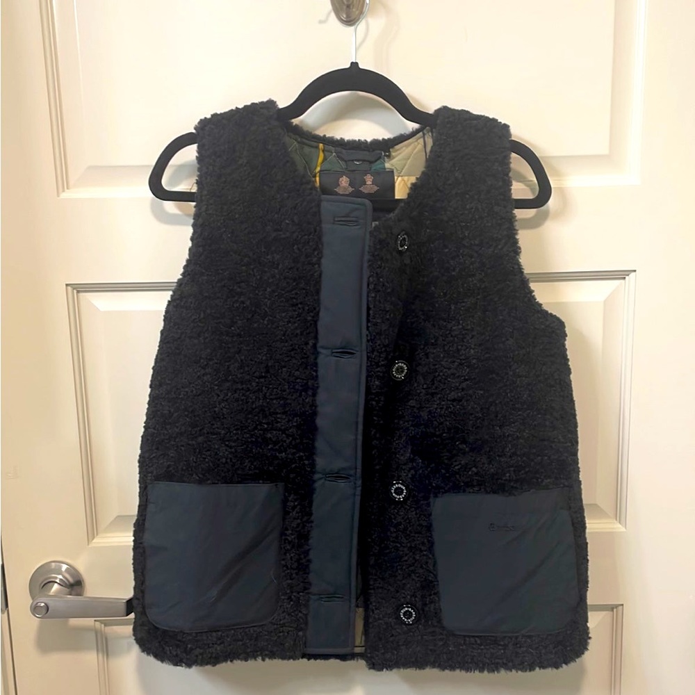 Barbour shearling vest